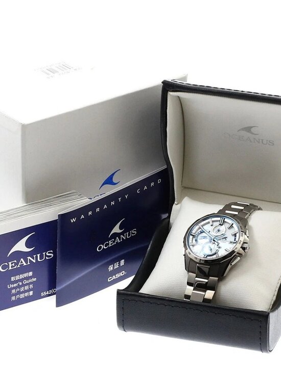 CASIO Oceanus Manta OCW-S4000F-7AJF Solar Powered Radio Men\'s Watch_939609 main image 6